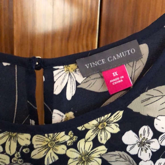 Vince Camino peplum blouse 1x - Picture 3 of 5